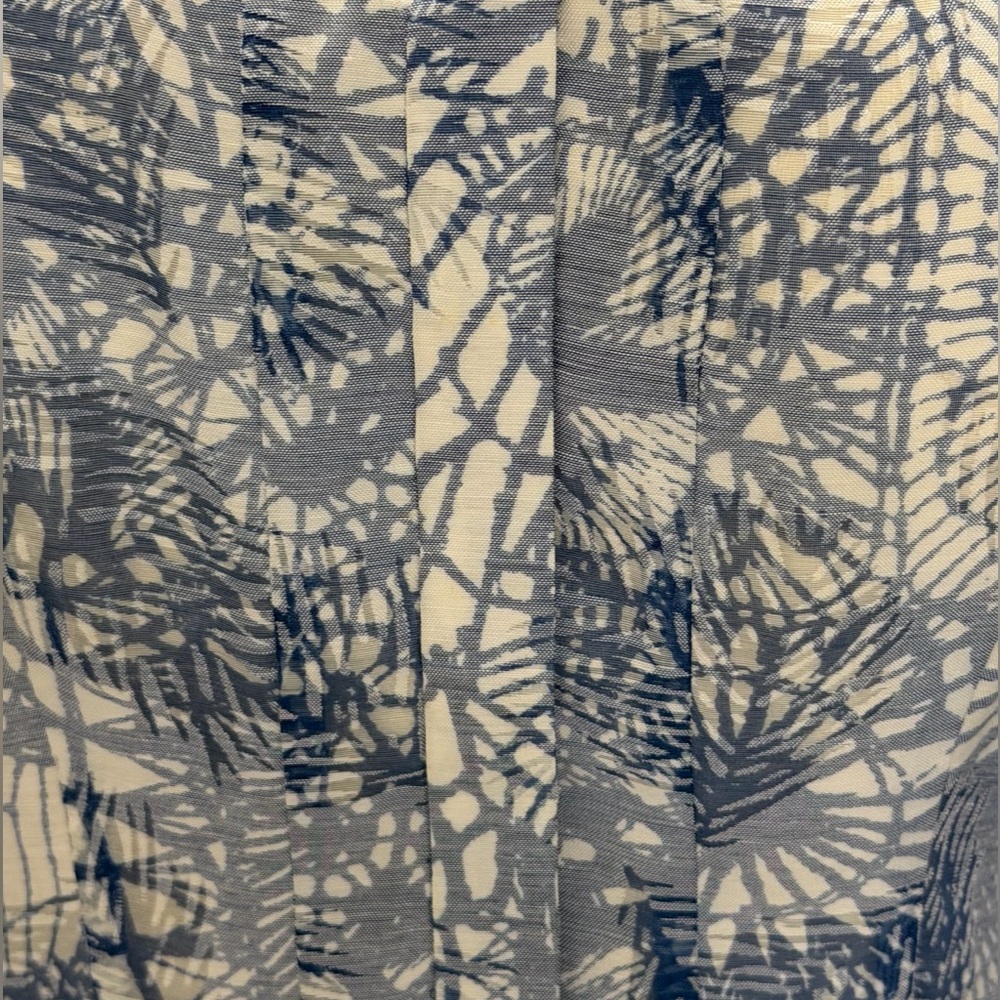 Tory Burch Short-Sleeve Textured Jacquard Shirtdress - Sz 12 (Fits like 8-10) - Picture 5 of 15